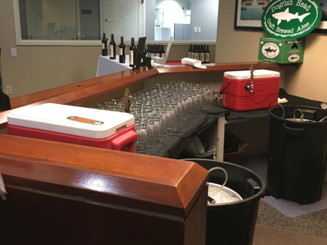 Beer provided by the wonderful Dogfish Head Alehouse!