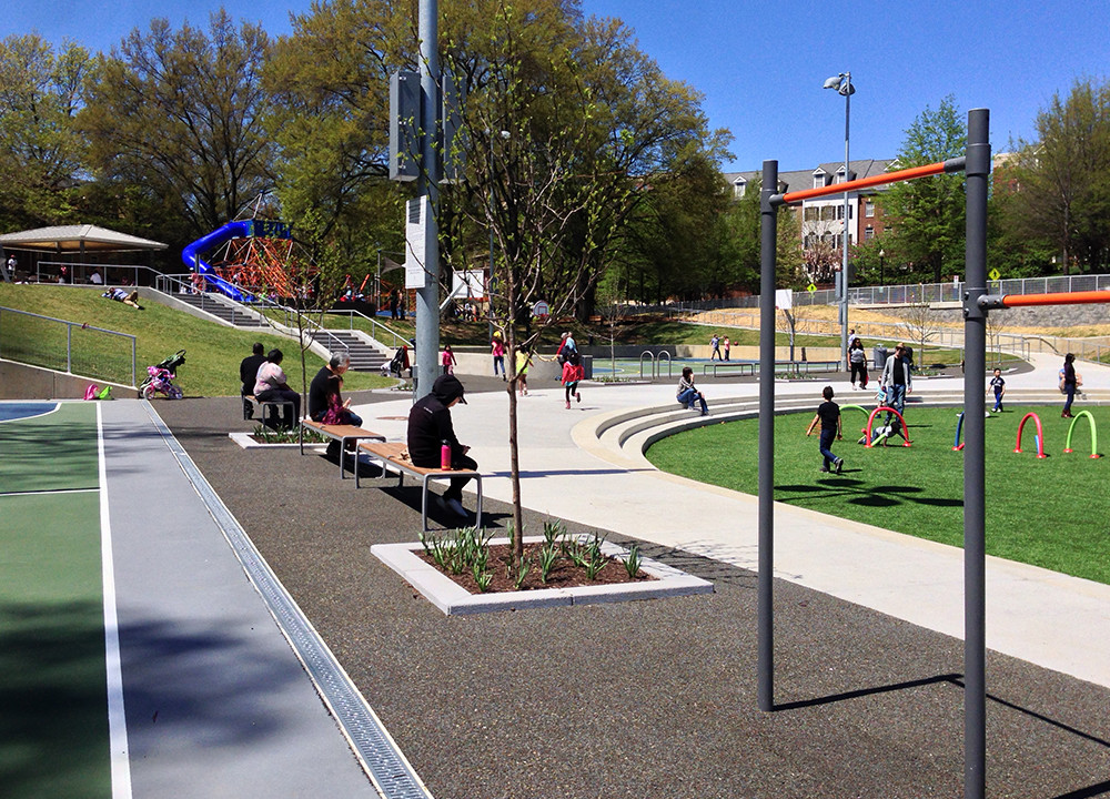 Rocky Run Park - Arlington, VA, <i>innovative stormwater measures</i>